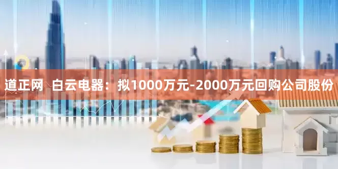 道正网  白云电器：拟1000万元-2000万元回购公司股份